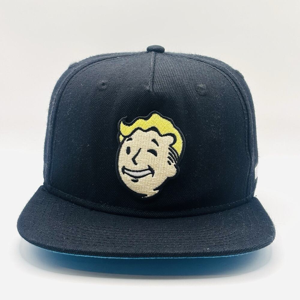 Fallout Vault Boy 2016 Hat Black Cap Vault-Tec Snapback Flat Bill